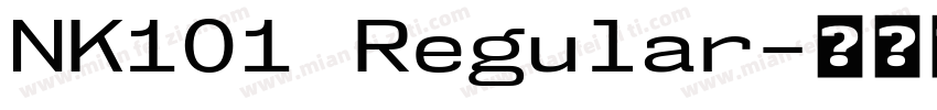 NK101 Regular字体转换